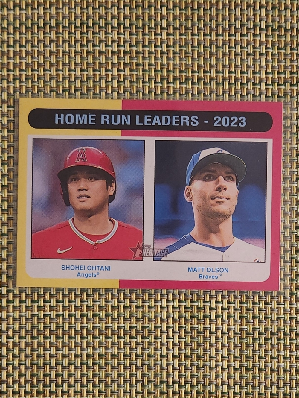 Shohei Ohtani Home Run Leaders Card